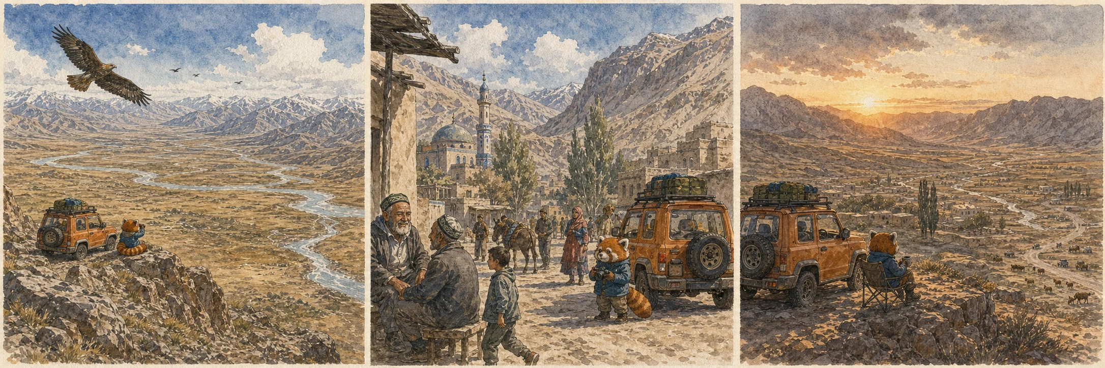 獵鷹文化：阿合奇的第一層地景