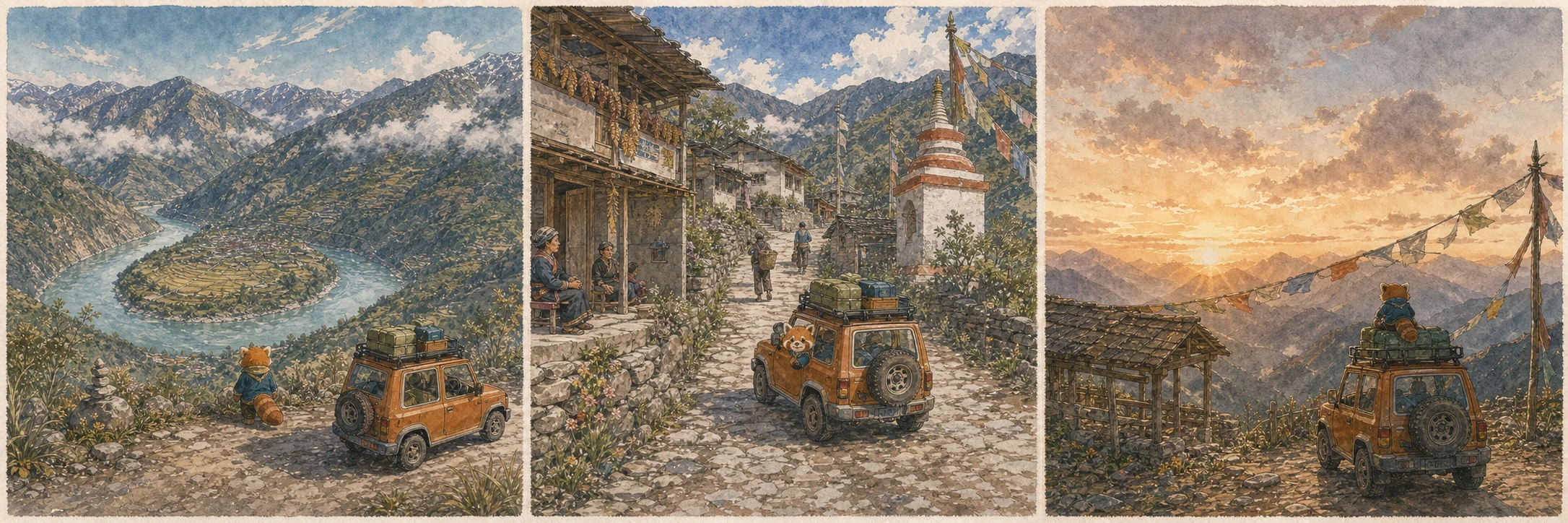 怒江第一灣:丙中洛的第一層地景