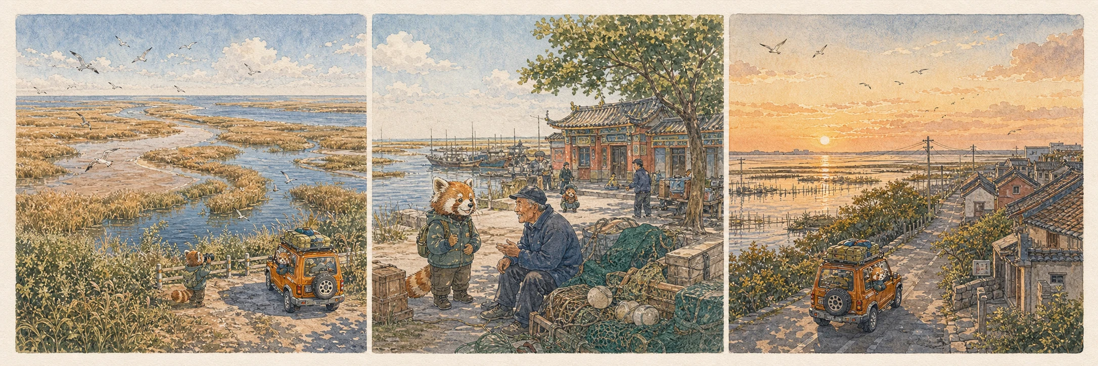 黃河口濕地:東營/黃河口的第一層地景