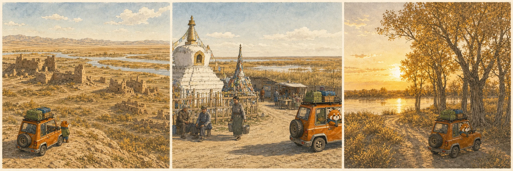 黑城弱水：額濟納的第一層地景