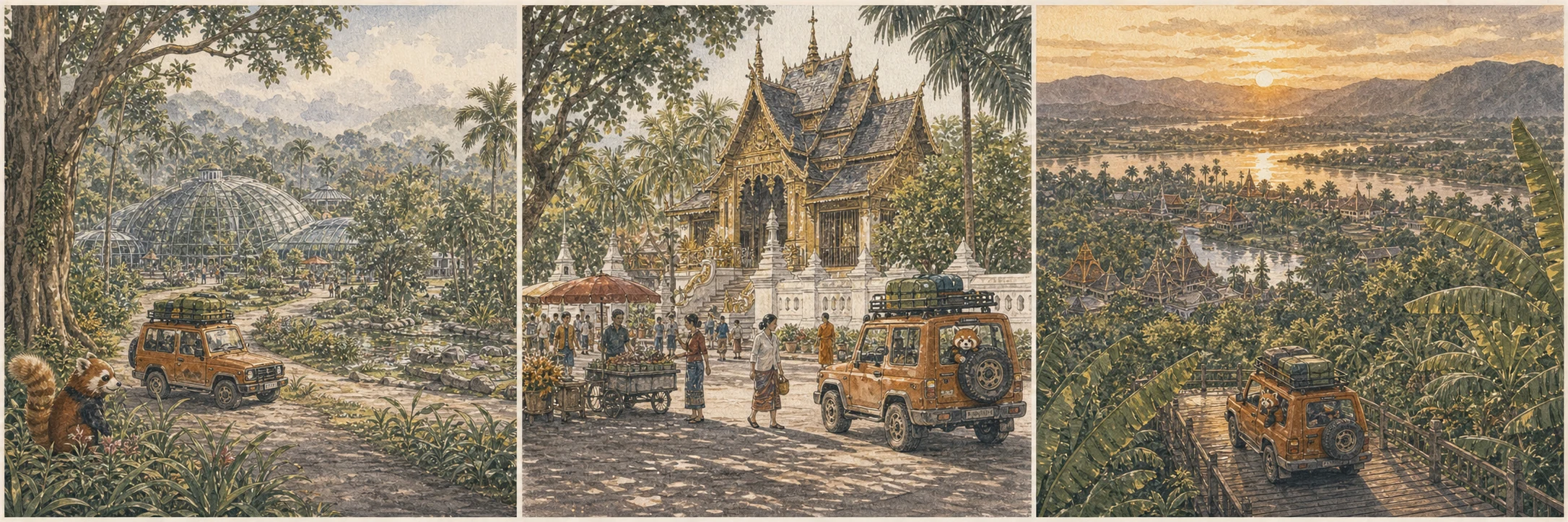 熱帶植物園:景洪/西雙版納的第一層地景