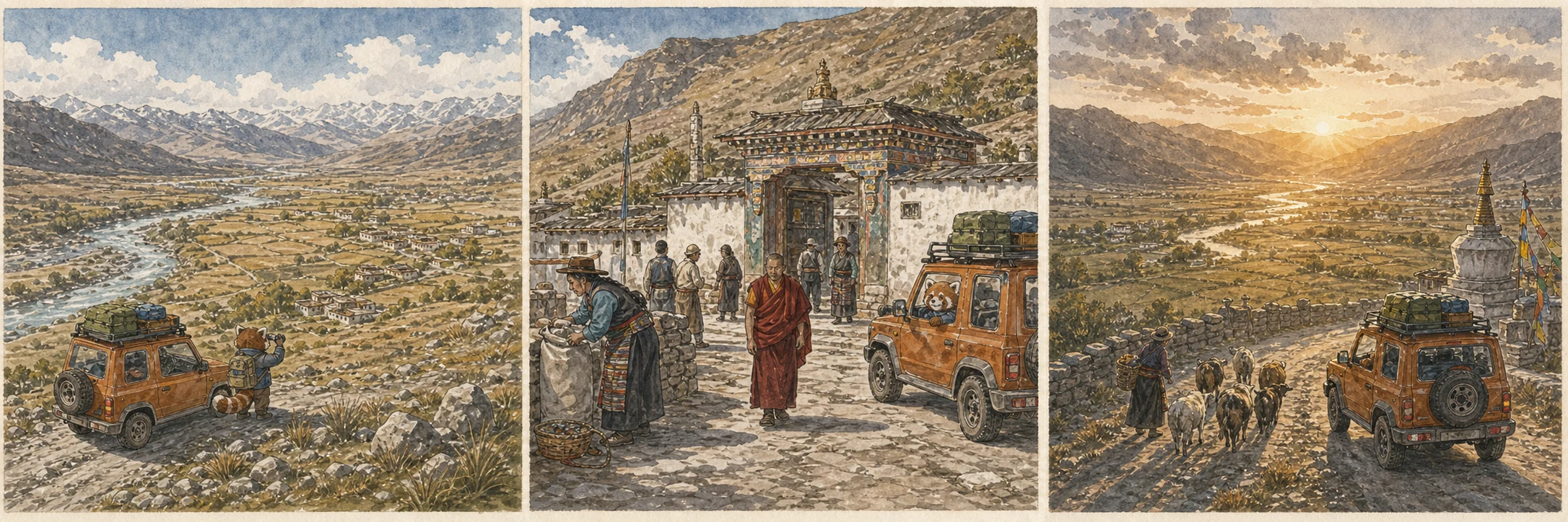 玉麥方向人文：隆子的第一層地景