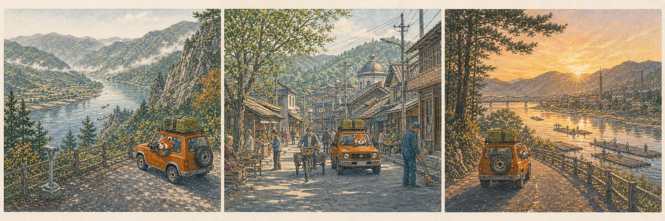 鴨綠江峽谷:臨江的第一層地景