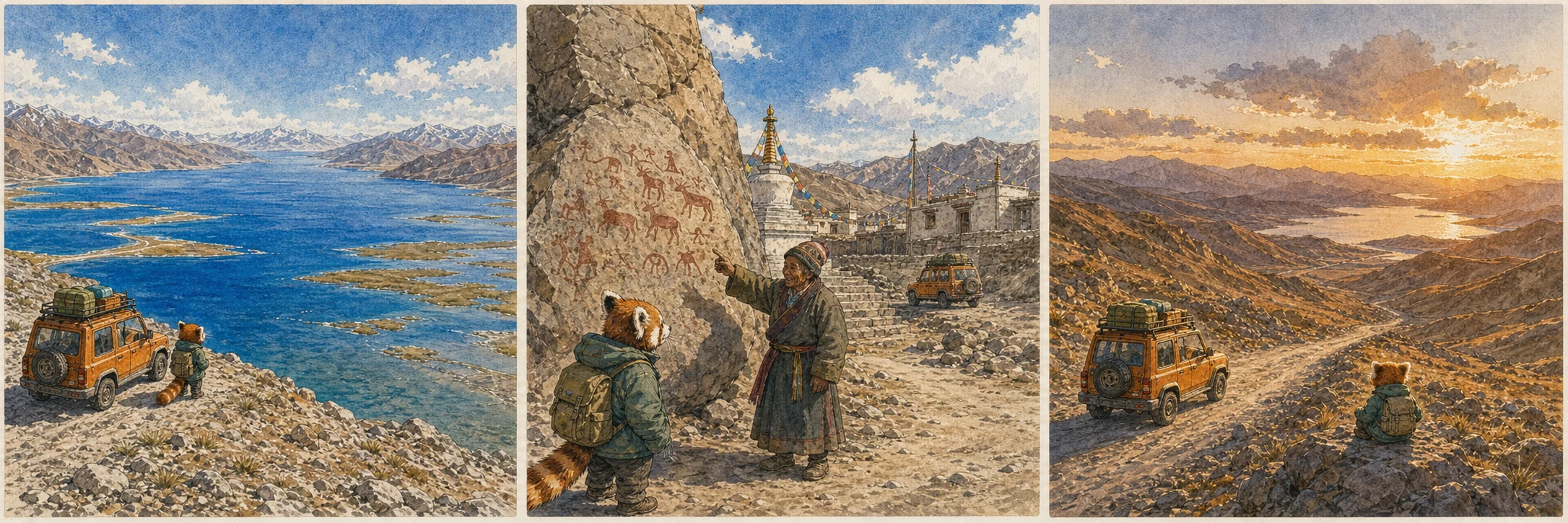 班公湖:日土/班公湖的第一層地景