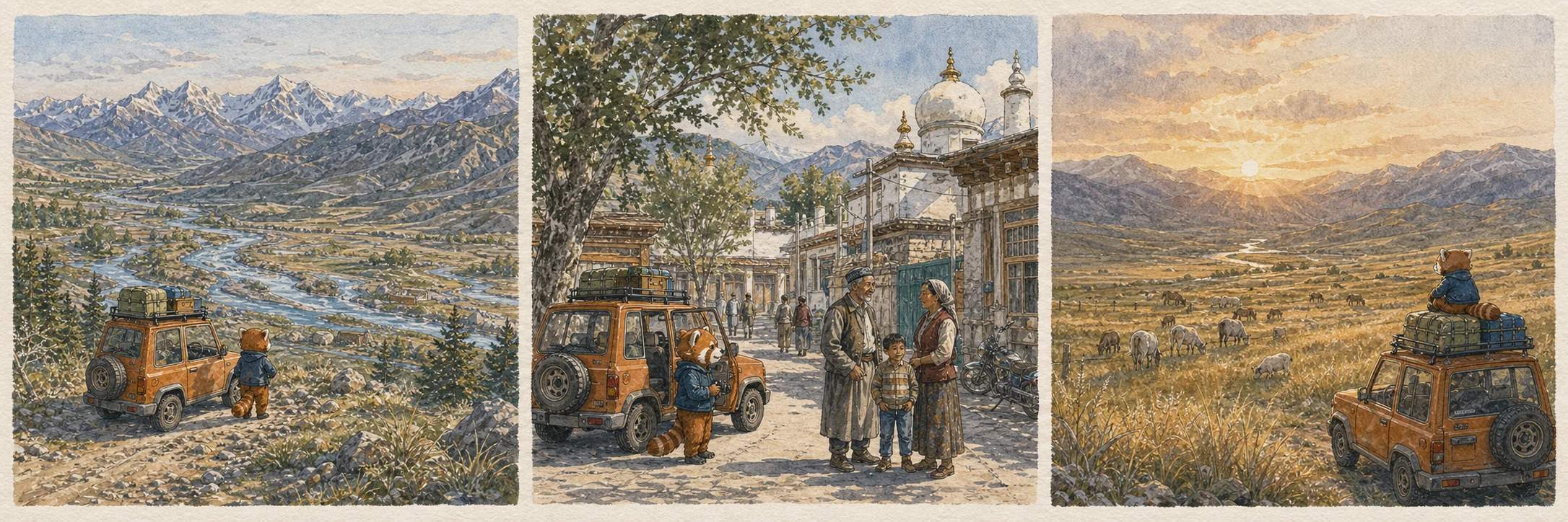 鄂托克賽爾河谷：溫泉縣的第一層地景