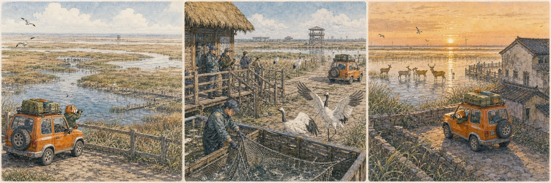 黃海濕地：鹽城的第一層地景